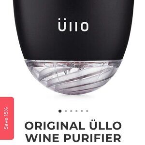 Ullo Wine Purifier + 2 Single-Bottle Filters